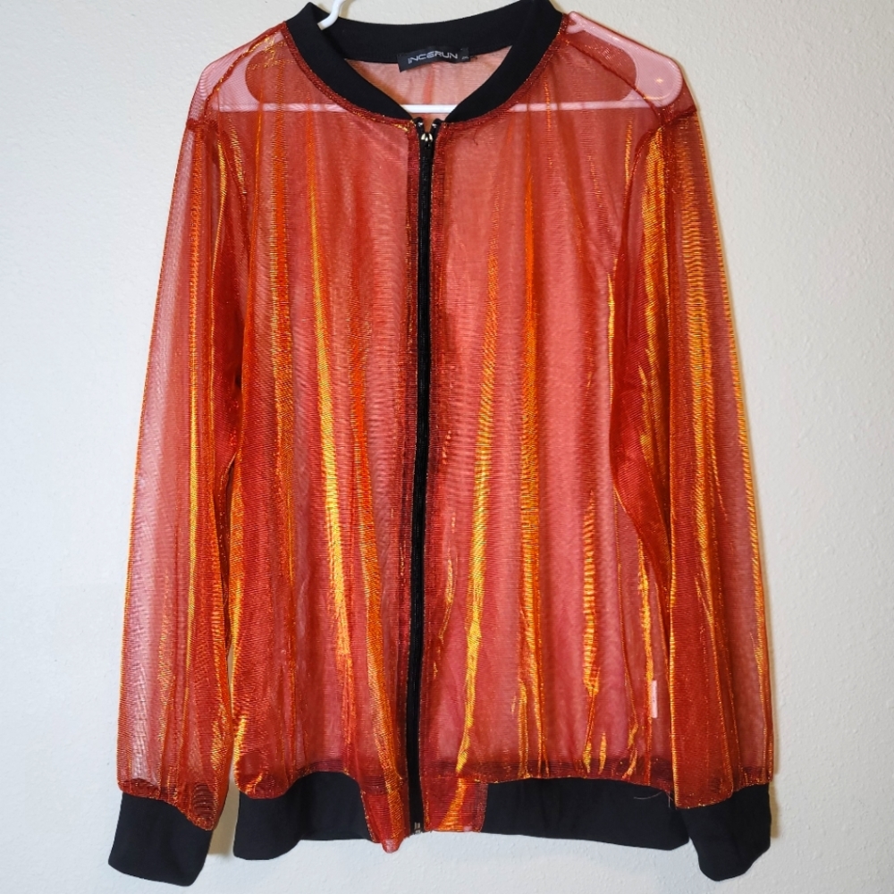 Duo-chrome sweater